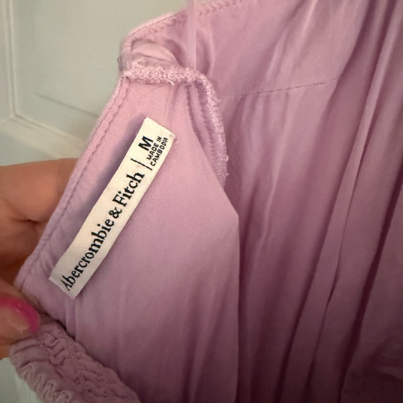 Abercrombie & Fitch Halter Linen-Blend Dress - Picture 3 of 4